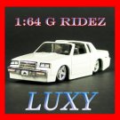 Maisto 1:64 1987 Buick Regal "T-Type" G Ridez Quality Diecast Luxy Collectibles White