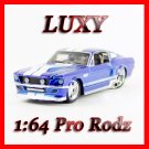 Maisto 1:64 1967 FORD MUSTANG GT Muscle Pro Rodz Diecast Luxy Collectibles Dark Blue