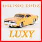 Maisto 1:64 1969 DODGE CHARGER R/T Pro Rodz Diecast Luxy Collectibles Hemi Orange