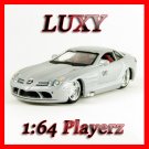 Maisto 1:64 MERCEDES BENZ SLR MCLAREN Playerz Diecast Car Model Luxy Collectibles Silver