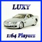 Maisto 1:64 MERCEDES SL55 AMG DUB Playerz Diecast Car Model Luxy Collectibles Silver