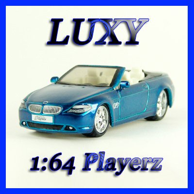 Maisto 1:64 BMW 645 Ci COUPE DUB Playerz Diecast Car Model Luxy Collectibles Dark Blue