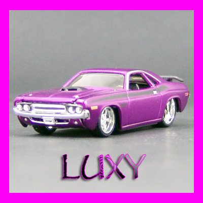 Maisto 1:64 '64 Dodge Challenger RT Muscle Pro Rodz Diecast Luxy Collectibles Purple 6.1