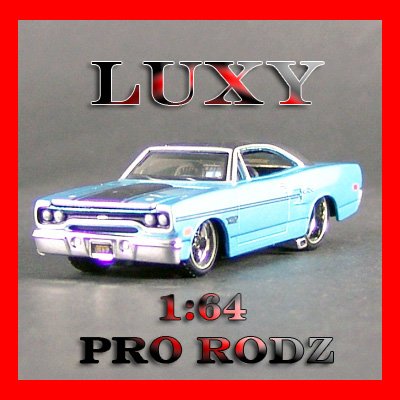 Maisto 1:64 1970 Plymouth GTX Pro Rodz Diecast Luxy Collectibles Light Blue 6.2