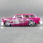 Maisto 1:64 1955 Chevy Nomad Pro Rodz Diecast Luxy Collectibles Purple with Silver Flame 6.2