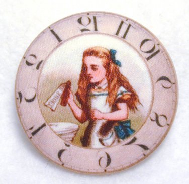 Alice in Wonderland - Drink Me Clock