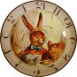 1 & 3/8" Glass Dome Button - AC 18 March Hare Clock