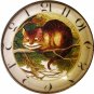 1 & 3/8" Glass Dome Button - AC 23 Cheshire Cat Clock