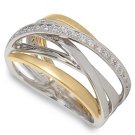 Peter Lam 1/5 ctw Diamond Orbit Ring in 18k  size 6