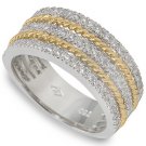Peter Lam 1/2 ctw Anniversary Rope Band 18-k siz .7