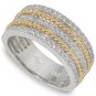 Peter Lam 1/2 ctw Anniversary Rope Band 18-k siz .7