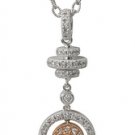 Peter Lam 1/2 ctw Diamond Circle Necklace in 18k
