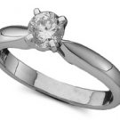 1/2 ctw Diamond Solitaire Ring in 14K White Gold  size 5