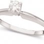 1/5ctw Round Diamond Solitaire Promise Ring size 5