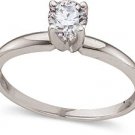 1/4 ctw Round Diamond Solitaire Promise Ring size 6