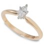 1/4ctw Certified Marquise Diamond Solitaire size 6