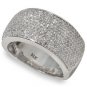 1 ctw Diamond Pave Band 14-k size 7