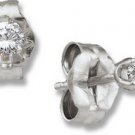 1/10 ctw Round Diamond Studs in 14K White Gold