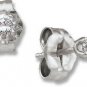 1/10 ctw Round Diamond Studs in 14K White Gold