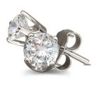 1/9 ctw Yellow Gold Round Diamond Studs