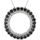 Arco Baleno 2 ctw Diamond Circle Pendant  14-k
