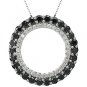 Arco Baleno 2 ctw Diamond Circle Pendant  14-k