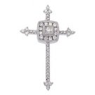 Peter Lam 1/2 ctw Diamond 18K Gold Cross