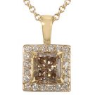 JPM Collection Chocolate Diamond Pendant 14-k
