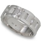 1/4 ctw Men's Round Diamond Band 14-k size 11