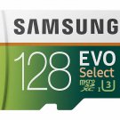 Samsung 128Gb 100Mb/S (U3) Microsdxc Evo Select Memory Card With Adapter
