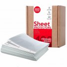 Huntz Standard Weight Clear Sheet Protectors - Letter Size (400 Pack)