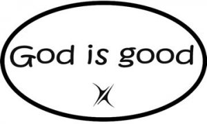 God Is Good - White Magnet