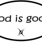 God Is Good - White Magnet