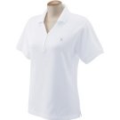 Womens Short Sleeve Polo-White