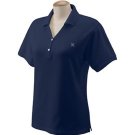 Womens Short Sleeve Polo-Navy