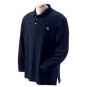 Mens Long Sleeve Polos - Navy