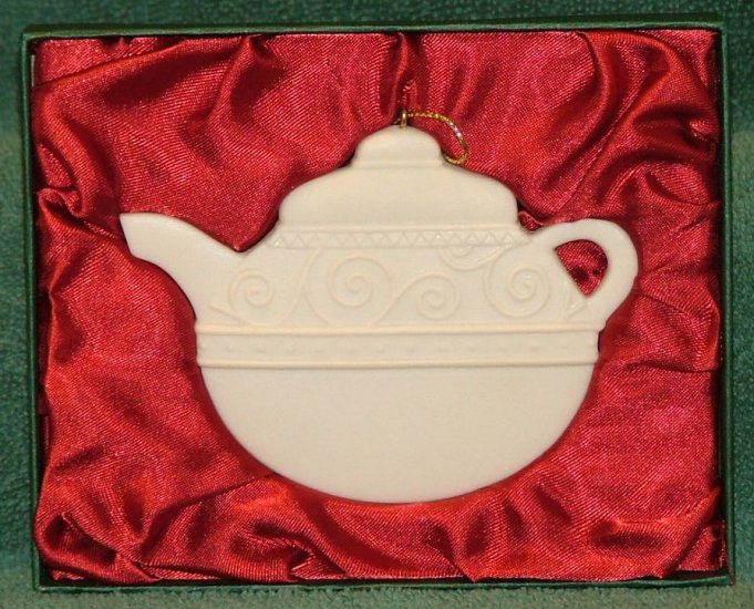 Demdaco Christmas Ornament Teapot FREE Shipping