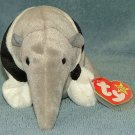 TY Beanie Baby Ants the Anteater 1998 Retired Free Shipping