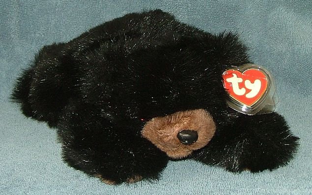 black bear beanie baby