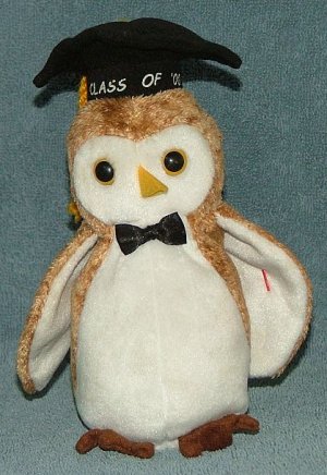 TY Beanie Baby Wisest 2000 Retired Free Shipping