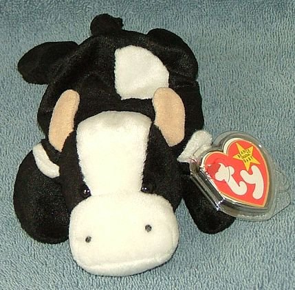 TY Beanie Baby Daisy the Cow 1993 Retired Free Shipping