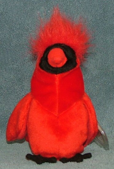 TY Beanie Baby Mac the Red Cardinal 1999 Retired Free Shipping