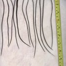 Salon Grade Feather Hair Extensions Genetic Grizzly Dyed Black PkD