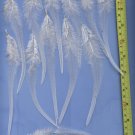 Salon Feather Hair Extensions Grizzly Natural Blue Dun White