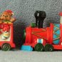 Midwest Bisque Train Car Santa Express Set of 4