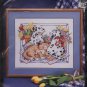 Bucilla Stamped Cross Stitch Cat and Dog Kit NEW