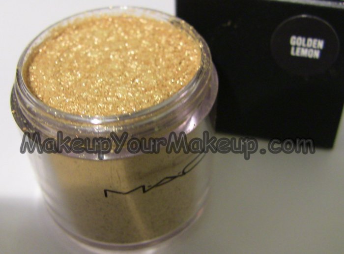 Golden Lemon MAC Pigment Sample