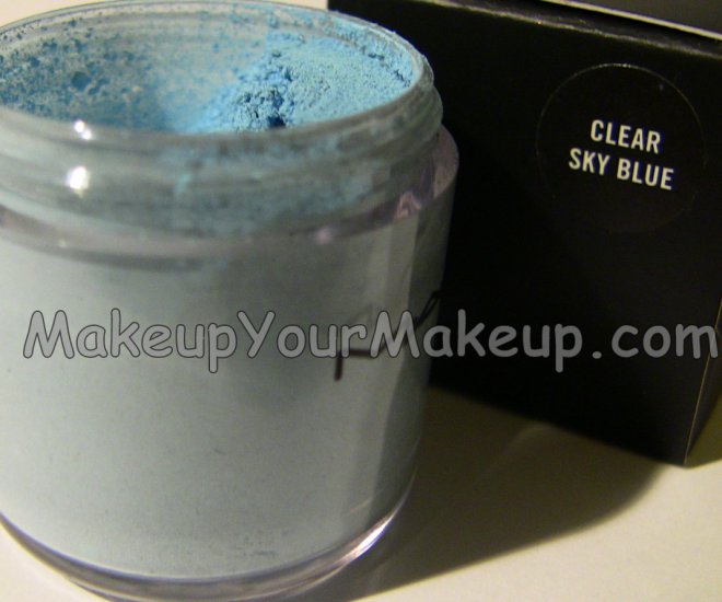 Clear Sky Blue MAC Pigment Sample