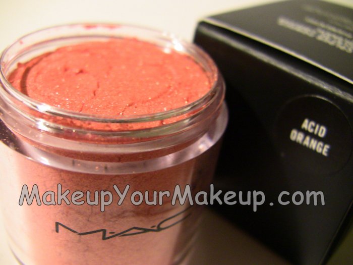 Acid Orange MAC Pigment Sample