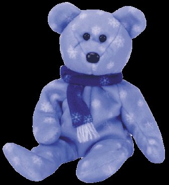 1999 holiday bear beanie baby value